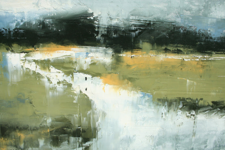 Time and Travel by Ronda Waiksnis |   Closeup View of Artwork 