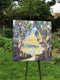 Original art for sale at UGallery.com | Stopping by a Half Moon Bay Farm by James Hartman | $2,275 | oil painting | 32' h x 32' w | thumbnail 3