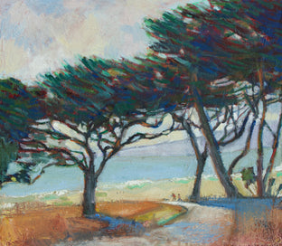 Original art for sale at UGallery.com | Half Moon Bay Coastal Trail by James Hartman | $1,275 | oil painting | 27.5' h x 31' w | photo 1