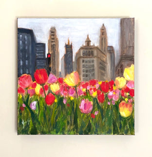 Chicago in Bloom by Yangzi Xu |  Context View of Artwork 