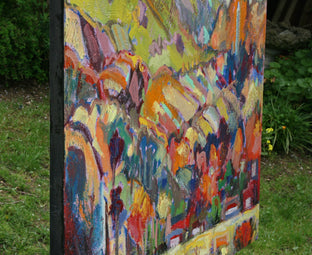 Berkeley Campanile from the Marina by James Hartman |  Side View of Artwork 