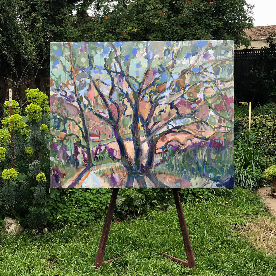 Saratoga Live Oaks by James Hartman |  Context View of Artwork 
