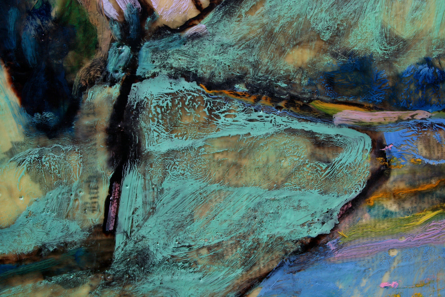 End of Day by James Hartman |  Closeup View of Artwork 