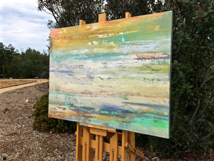 Exhale by Alicia Dunn |  Side View of Artwork 