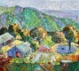 Original art for sale at UGallery.com | Mountain Ranch by James Hartman | $4,600 | oil painting | 42' h x 48' w | thumbnail 1