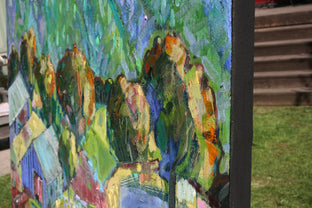 Mountain Ranch by James Hartman |  Side View of Artwork 
