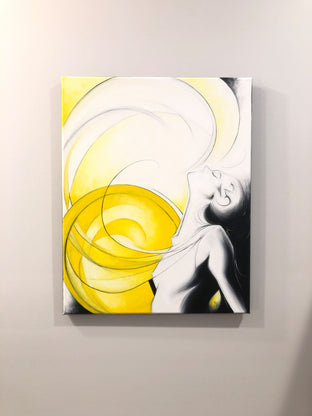 Original art for sale at UGallery.com | Sun Goddess by Sumner Crenshaw | $475 | oil painting | 20' h x 16' w | photo 3