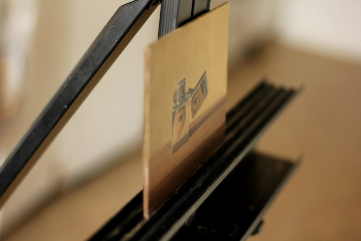 Contemplation by Jose H. Alvarenga |  Side View of Artwork 