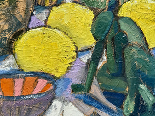 Table with Citroens by James Hartman |   Closeup View of Artwork 