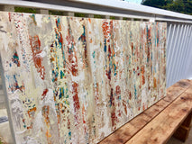 Original art for sale at UGallery.com | Exploration by Alicia Dunn | $1,825 | acrylic painting | 24' h x 48' w | thumbnail 1