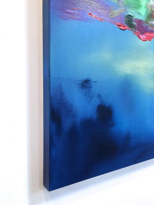 Original art for sale at UGallery.com | Water Garden by Sarah Parsons | $1,200 | oil painting | 30' h x 30' w | photo 2