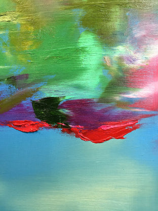Water Garden by Sarah Parsons |   Closeup View of Artwork 