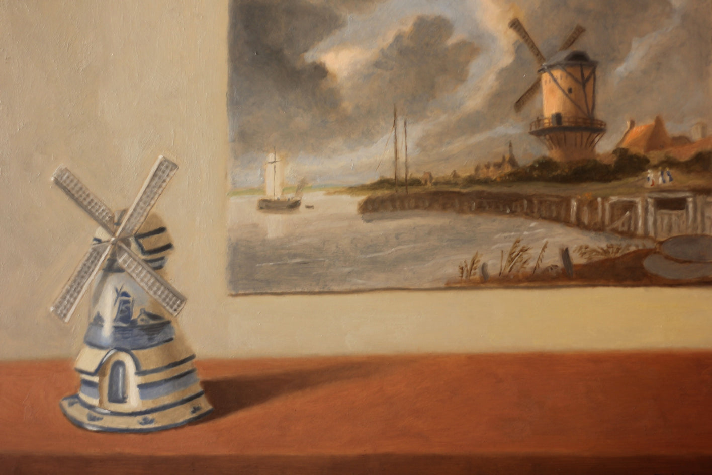Windmills by Jose H. Alvarenga |  Closeup View of Artwork 