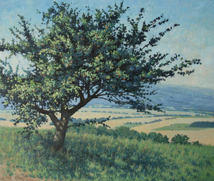 Original art for sale at UGallery.com | Wild Apple Tree by Stefan Conka | $1,325 | oil painting | 27.5' h x 31.4' w | photo 1