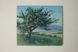 Original art for sale at UGallery.com | Wild Apple Tree by Stefan Conka | $1,325 | oil painting | 27.5' h x 31.4' w | photo 3