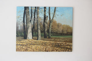 Original art for sale at UGallery.com | Autumn Trees by Stefan Conka | $1,375 | oil painting | 23.7' h x 29.6' w | photo 3