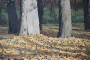 Original art for sale at UGallery.com | Autumn Trees by Stefan Conka | $1,375 | oil painting | 23.7' h x 29.6' w | photo 4