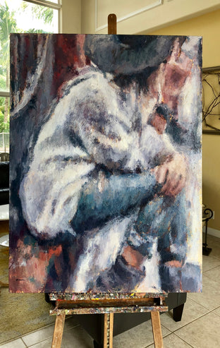 Following Her Heart by Nava Lundy |  Context View of Artwork 