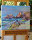 Original art for sale at UGallery.com | Morning on the Beach (Pacific Ocean) by Suren Nersisyan | $600 | oil painting | 16' h x 20' w | thumbnail 3