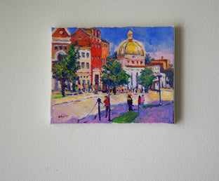 Summer Day in Georgetown by Suren Nersisyan |  Side View of Artwork 