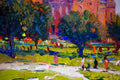 Original art for sale at UGallery.com | Smithsonian Institution Building, Washington DC, Morning by Suren Nersisyan | $1,025 | oil painting | 18' h x 24' w | thumbnail 4