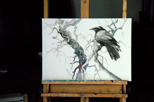 Raven in the Woods by Suren Nersisyan |  Context View of Artwork 