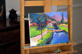 Original art for sale at UGallery.com | To the Farms in Mountains, Greece by Suren Nersisyan | $350 | oil painting | 11' h x 14' w | thumbnail 2