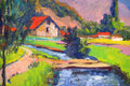 Original art for sale at UGallery.com | To the Farms in Mountains, Greece by Suren Nersisyan | $350 | oil painting | 11' h x 14' w | thumbnail 4