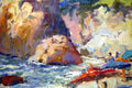 Original art for sale at UGallery.com | Sunny Day on The Beach, Pacific Ocean by Suren Nersisyan | $1,100 | oil painting | 22' h x 28' w | thumbnail 4