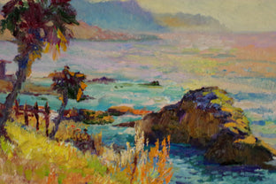 Original art for sale at UGallery.com | Beach in California, Evening by Suren Nersisyan | $300 | oil painting | 9' h x 12' w | photo 4