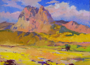 Original art for sale at UGallery.com | Sunny Day, Landscape in Arizona by Suren Nersisyan | $300 | oil painting | 9' h x 12' w | photo 1