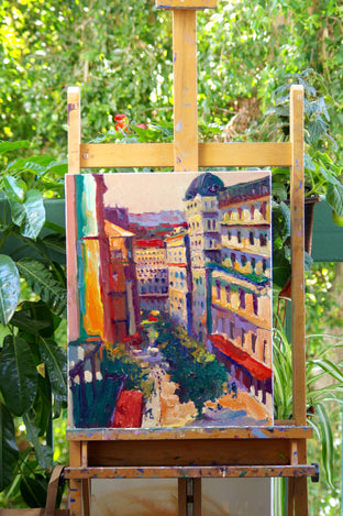 Street View in Paris by Suren Nersisyan |  Context View of Artwork 