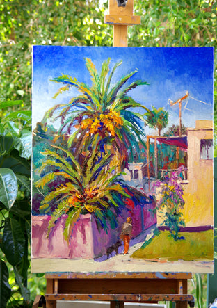 Warm Summer Day in California, Noon by Suren Nersisyan |  Side View of Artwork 