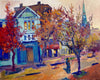 Original art for sale at UGallery.com | Washington DC, Fall Evening by Suren Nersisyan | $625 | oil painting | 16' h x 20' w | thumbnail 1