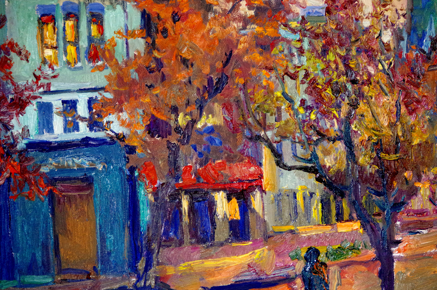 Washington DC, Fall Evening by Suren Nersisyan |  Closeup View of Artwork 