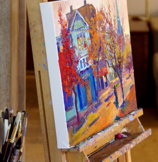 Washington DC, Fall Evening by Suren Nersisyan |  Side View of Artwork 