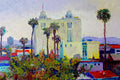 Original art for sale at UGallery.com | Early Evening in Los Angeles, a View from Hollywood by Suren Nersisyan | $1,700 | oil painting | 24' h x 30' w | thumbnail 4