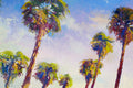 Original art for sale at UGallery.com | Palms in California by Suren Nersisyan | $5,150 | oil painting | 36' h x 72' w | thumbnail 4