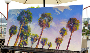 Palms in California by Suren Nersisyan |  Context View of Artwork 