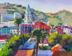 Original art for sale at UGallery.com | Hollywood, View from the Roof by Suren Nersisyan | $1,400 | oil painting | 24' h x 30' w | thumbnail 1