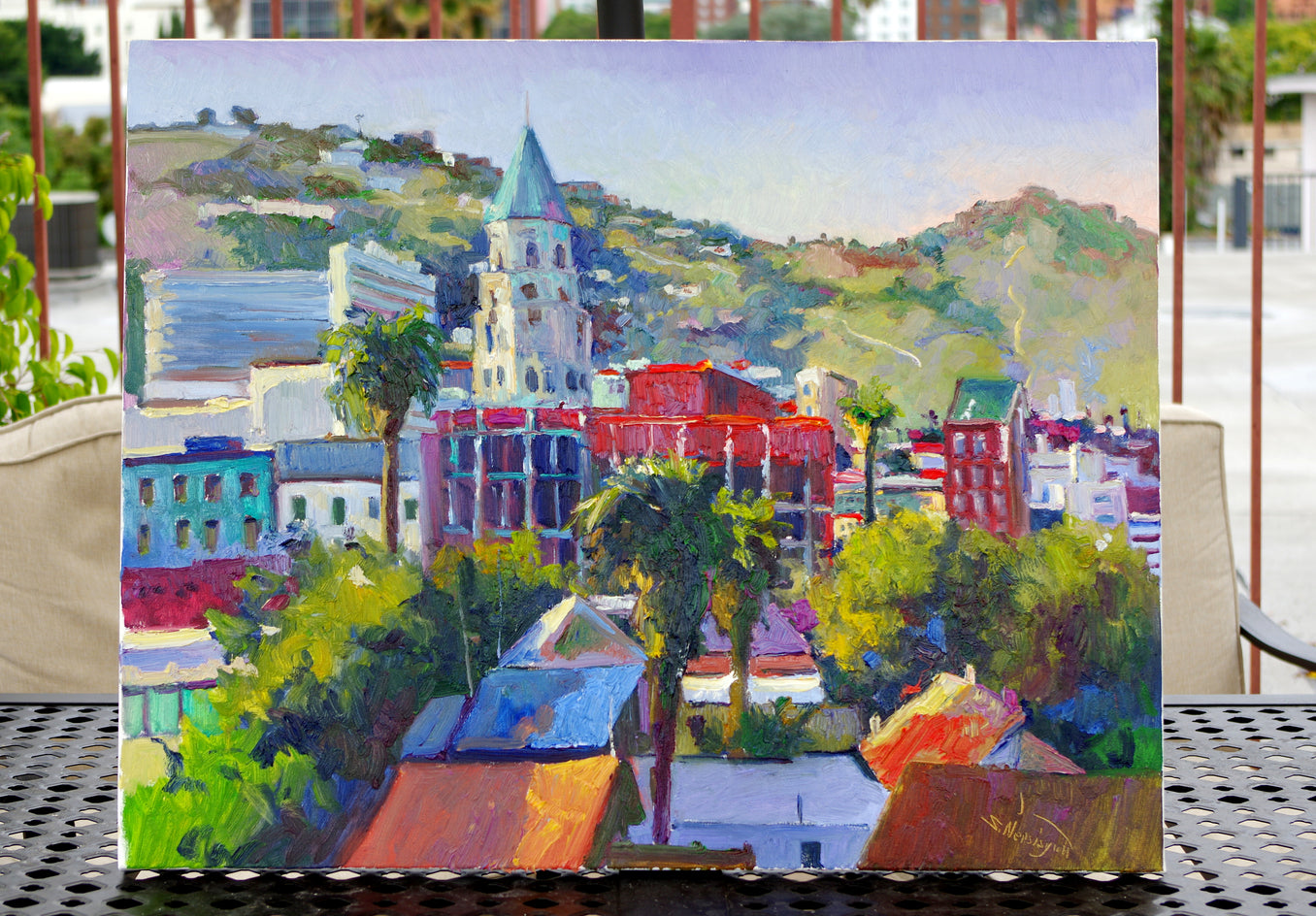 Hollywood, View from the Roof by Suren Nersisyan |  Context View of Artwork 