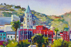 Original art for sale at UGallery.com | Hollywood, View from the Roof by Suren Nersisyan | $1,400 | oil painting | 24' h x 30' w | thumbnail 4