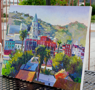Hollywood, View from the Roof by Suren Nersisyan |  Side View of Artwork 