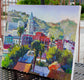 Original art for sale at UGallery.com | Hollywood, View from the Roof by Suren Nersisyan | $1,400 | oil painting | 24' h x 30' w | thumbnail 2