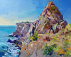 Original art for sale at UGallery.com | Malibu Rock, Southwestern Landscape, Noon by Suren Nersisyan | $1,050 | oil painting | 24' h x 30' w | thumbnail 1