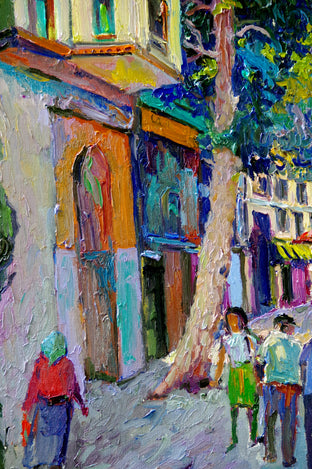 Street in Old Greek Town by Suren Nersisyan |   Closeup View of Artwork 