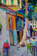 Original art for sale at UGallery.com | Street in Old Greek Town by Suren Nersisyan | $1,100 | oil painting | 36' h x 24' w | thumbnail 4