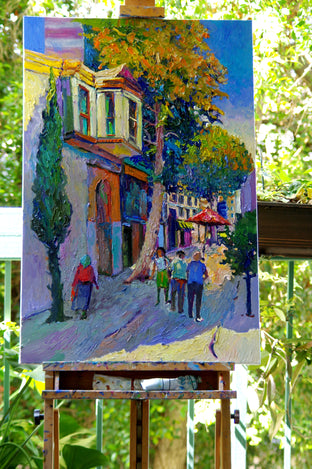 Street in Old Greek Town by Suren Nersisyan |  Context View of Artwork 