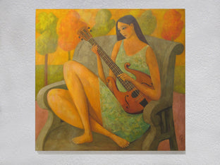 Original art for sale at UGallery.com | Incidental Music by Glenn Quist | $2,075 | acrylic painting | 38' h x 40' w | photo 3