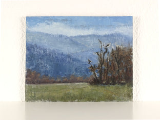 Original art for sale at UGallery.com | First Snow by Ingo Ulrich | $300 | oil painting | 7.9' h x 9.8' w | photo 3